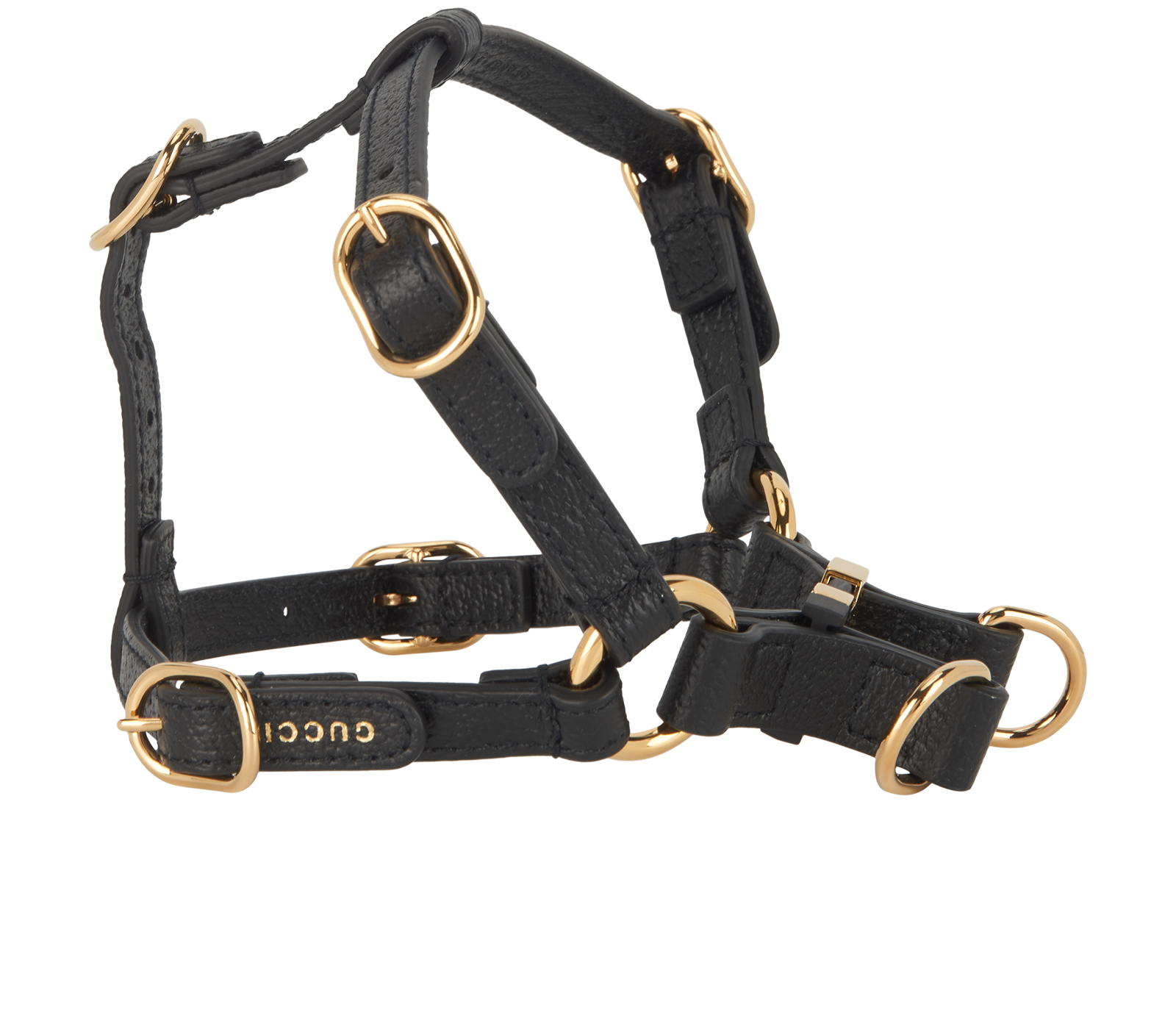 Gucci Pet Harness, &pound;195, Accessories, Black, Leather, Bottom view